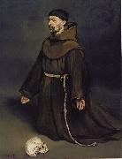 Edouard Manet Un moine en priere oil painting reproduction